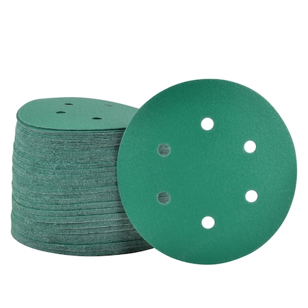 Legit Grit 6 inch Sand paper Disc, 6-Hole, 150 Grit, 100PK LG6-6150-100